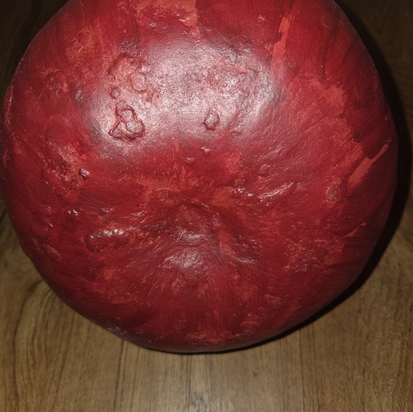 Hand Painted Gourd Santa Vintage Rattle Anthropomorphic - Picture 5 of 5